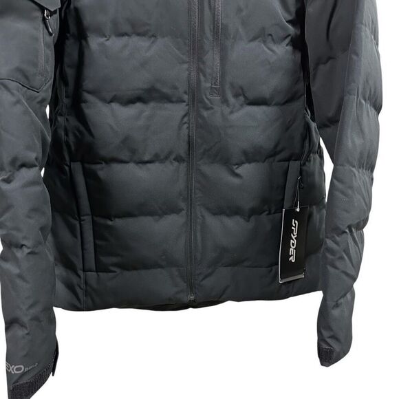 New Spyder Black Bromont Puffer Jacket M - Picture 3 of 11